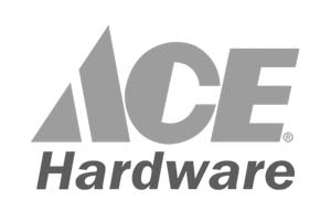 A gray ace hardware logo is shown.