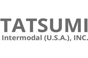 A gray and white logo of the company catsum.