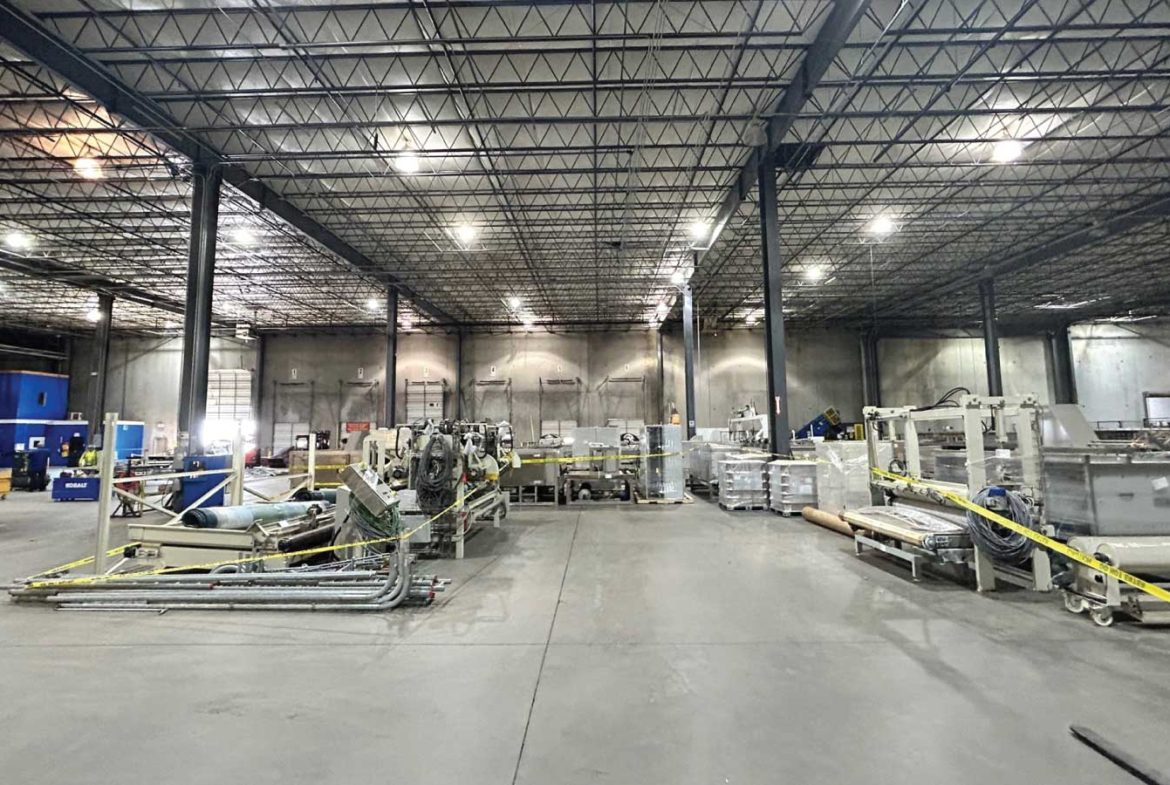 A warehouse filled with lots of different types of equipment.