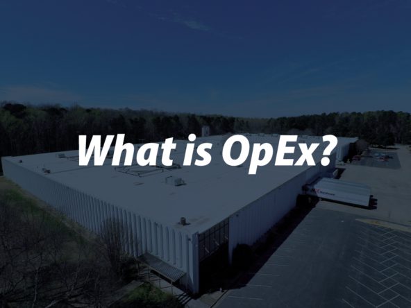 A large warehouse with the words " what is opex ?" written in front of it.
